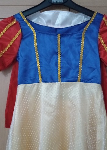 Çocuk Renkli Prenses Kostümü - Görsel 3