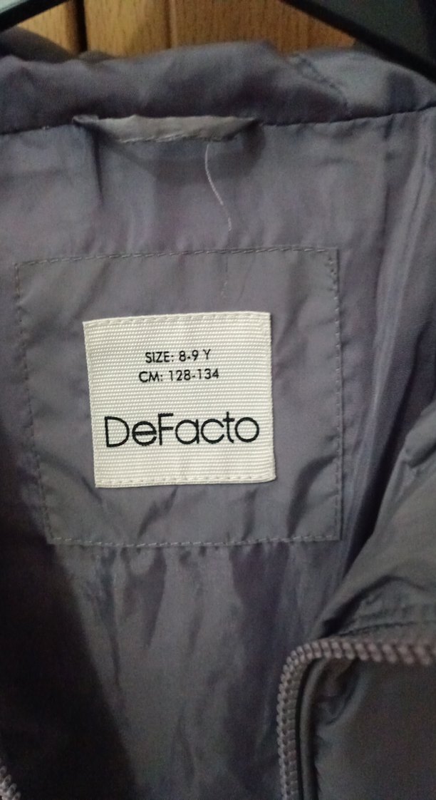 Mor Kışlık Kız Çocuk Fermuarlı Mont - Görsel 4