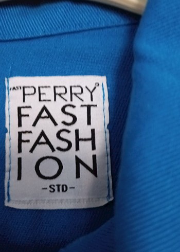 Düğmeli Mavi Denim Kadın Gömlek - Görsel 4