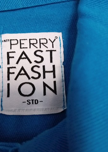 Düğmeli Mavi Denim Kadın Gömlek - Görsel 5