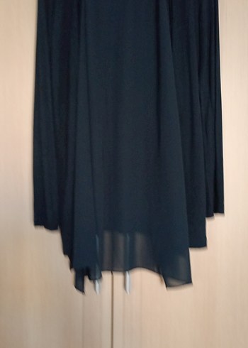 Siyah Uzun Kadın Hırka - Görsel 8