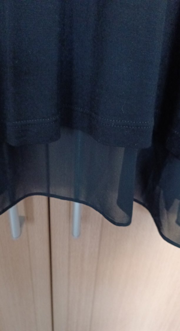 Siyah Uzun Kadın Hırka - Görsel 5