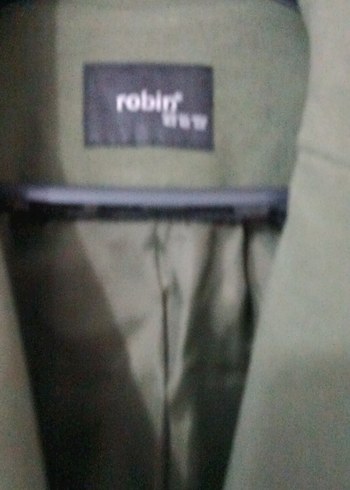 Kadın Yeşil Midi Kaban, Fermuarlı, Regular Fit - Görsel 4