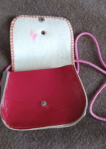 Renkli Fiyonk Detaylı Kız Çocuk Çanta - Görsel 4