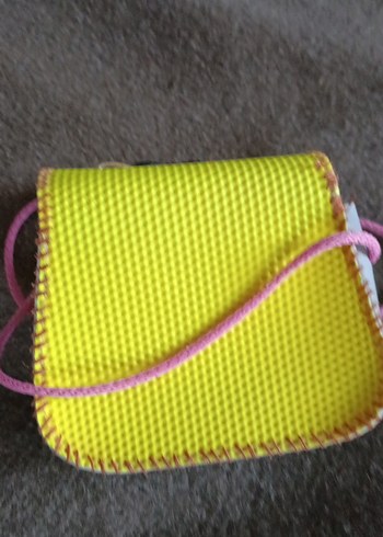 Renkli Fiyonk Detaylı Kız Çocuk Çanta - Görsel 5