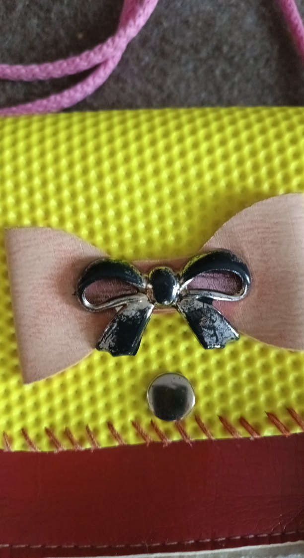 Renkli Fiyonk Detaylı Kız Çocuk Çanta - Görsel 3