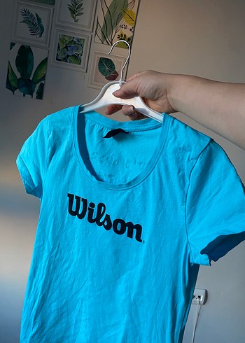 m Beden mavi Renk Mavi Wilson Baskılı Kısa Kollu Tişört