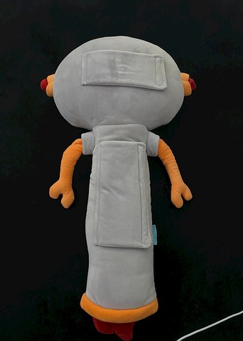 Beden Gri Robot Temalı Peluş Oyuncak