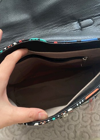 Renkli Desenli Bohem Kadın Çanta - Görsel 2