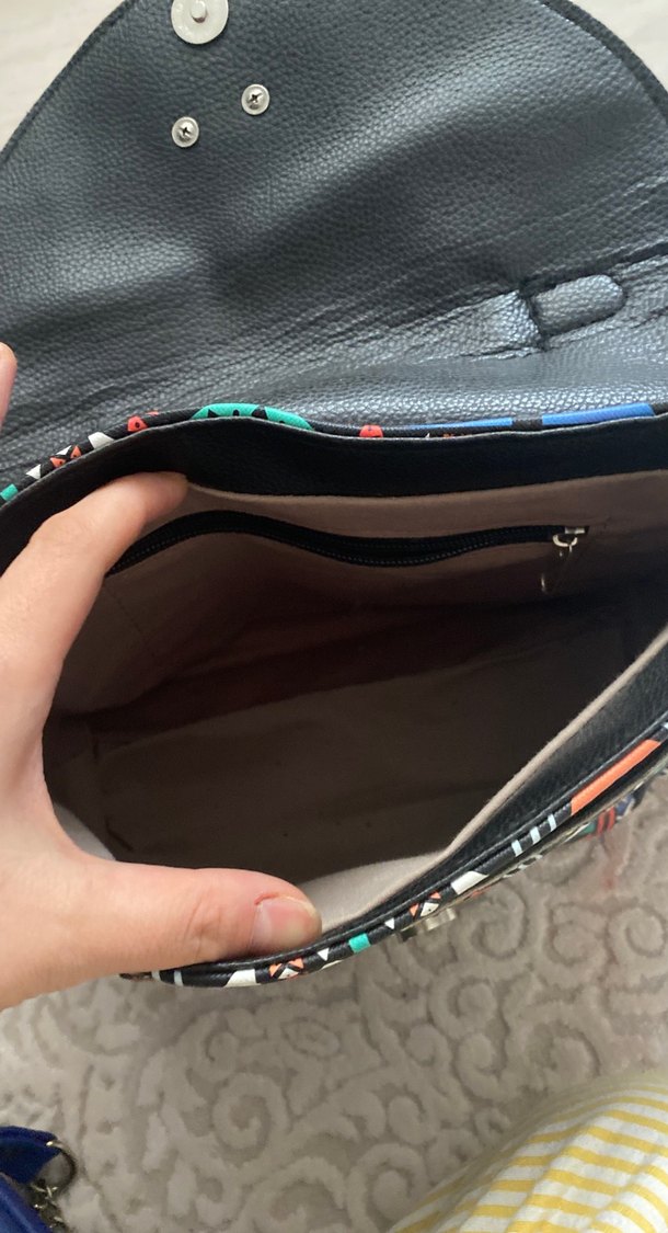 Renkli Desenli Bohem Kadın Çanta - Görsel 2