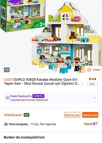 Diğer Çok Renkli Lego Ev Seti