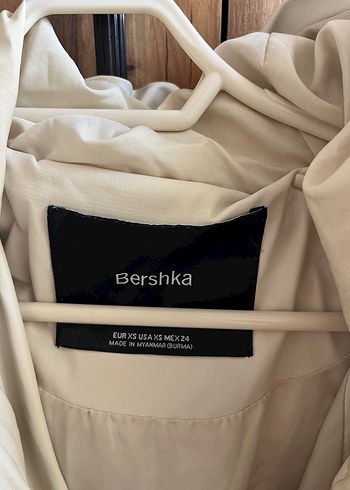 xs Beden Beyaz Kadın Midi Kışlık Ceket