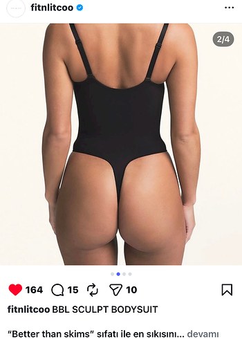 Fit&Lit BBL Sculpt Bodysuit - Görsel 2