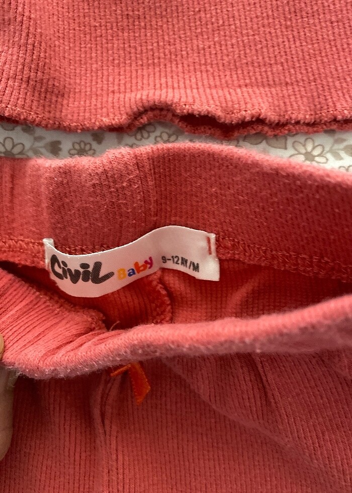 Civil 9 12 ay kız bebek takımı - Görsel 4