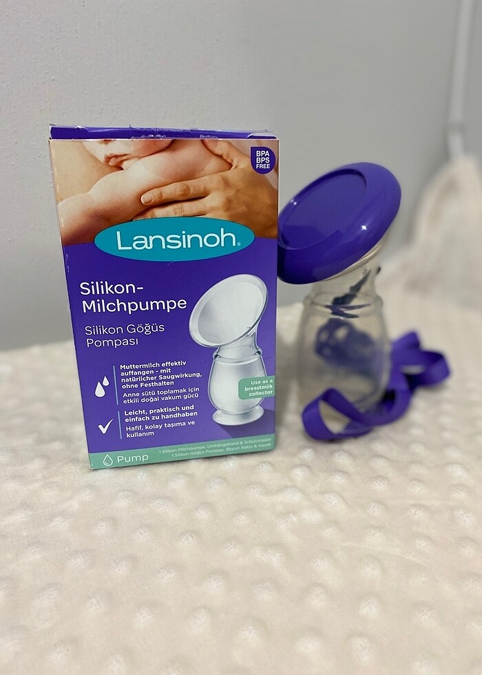 Lansinoh silikon göğüs pompası - Görsel 4
