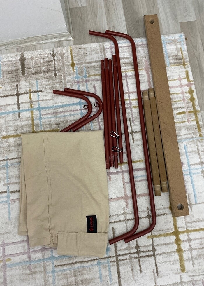 Svava Ahşap Bebek Hamak Beşik - Görsel 2