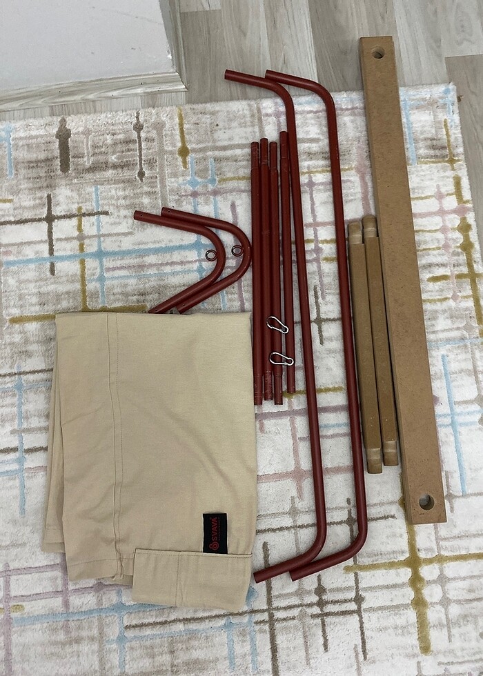 Svava Ahşap Bebek Hamak Beşik - Görsel 3