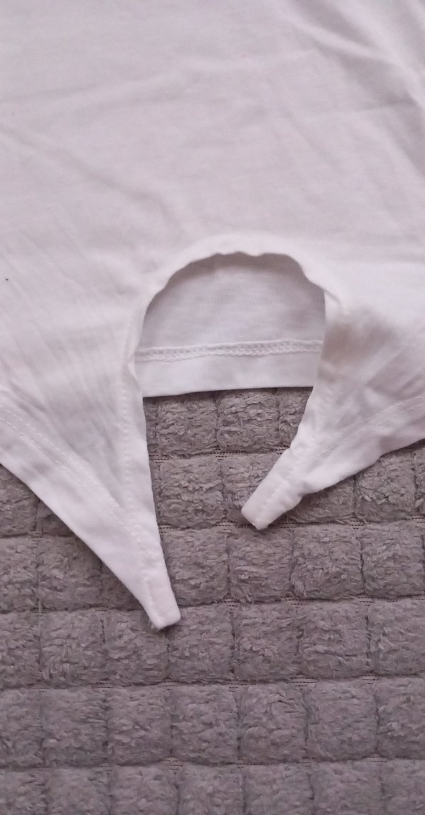 Kız Çocuk Beyaz Baskılı Pamuk Tişört - Görsel 3