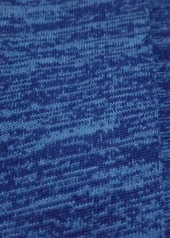 Mavi Örgüli Sweatshirt - Görsel 4