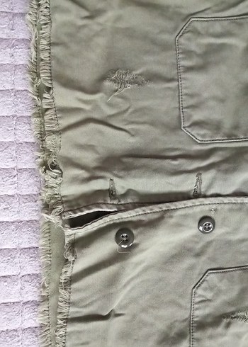 Düğmeli, Gevşek Kesim Kadın Ceket - Görsel 3