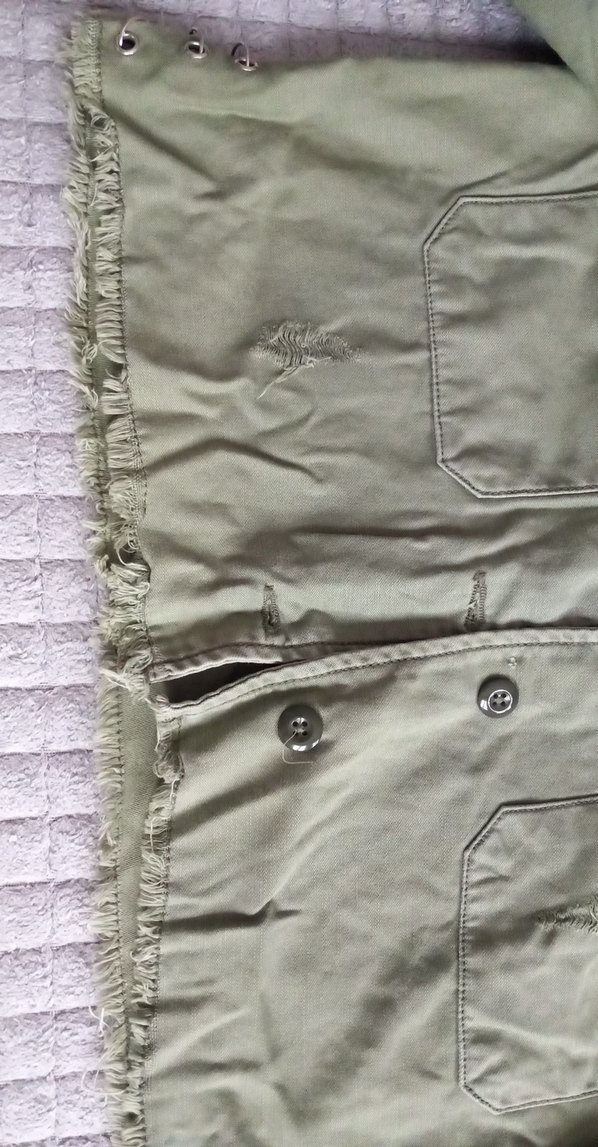 Düğmeli, Gevşek Kesim Kadın Ceket - Görsel 3