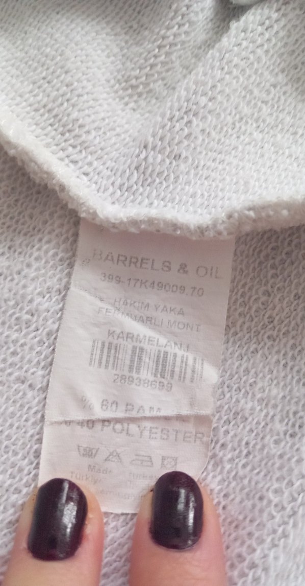 Gri Fermuarlı Kadın Sweatshirt - Görsel 4