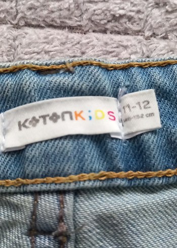 Mavi Yırtık Detaylı cocuk Denim Pantolon - Görsel 3