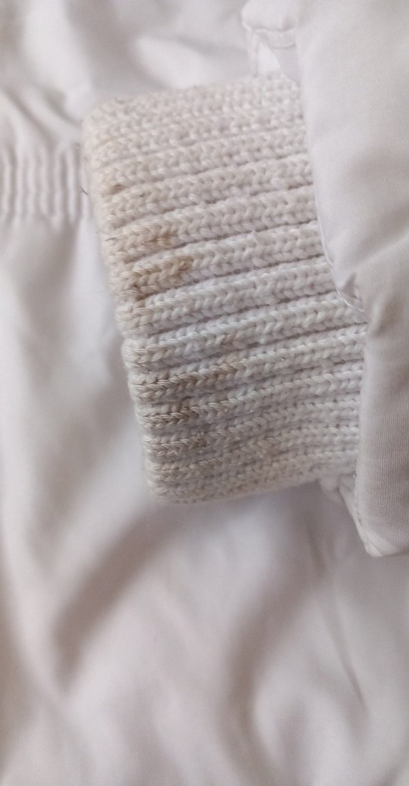 Kürklü Kapüşonlu Beyaz Kadın Kış Montu - Görsel 3