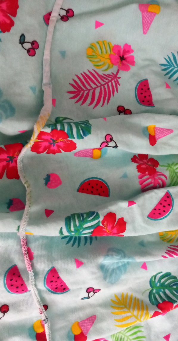 Çiçekli Renkli Kız Çocuk Etek - Görsel 2