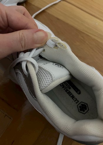 Lumberjack Lumberjack Beyaz Gri Bağcıklı Sneakers