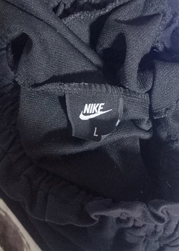 lastikli siyah Nike eşofman altı - Görsel 3