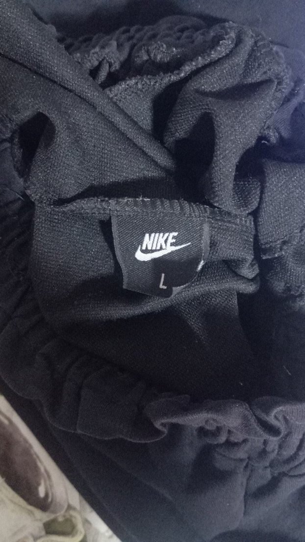 lastikli siyah Nike eşofman altı - Görsel 3