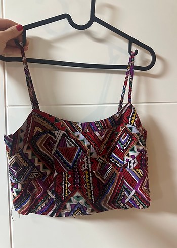 Bohem Çok Renkli Mini Büstiyer