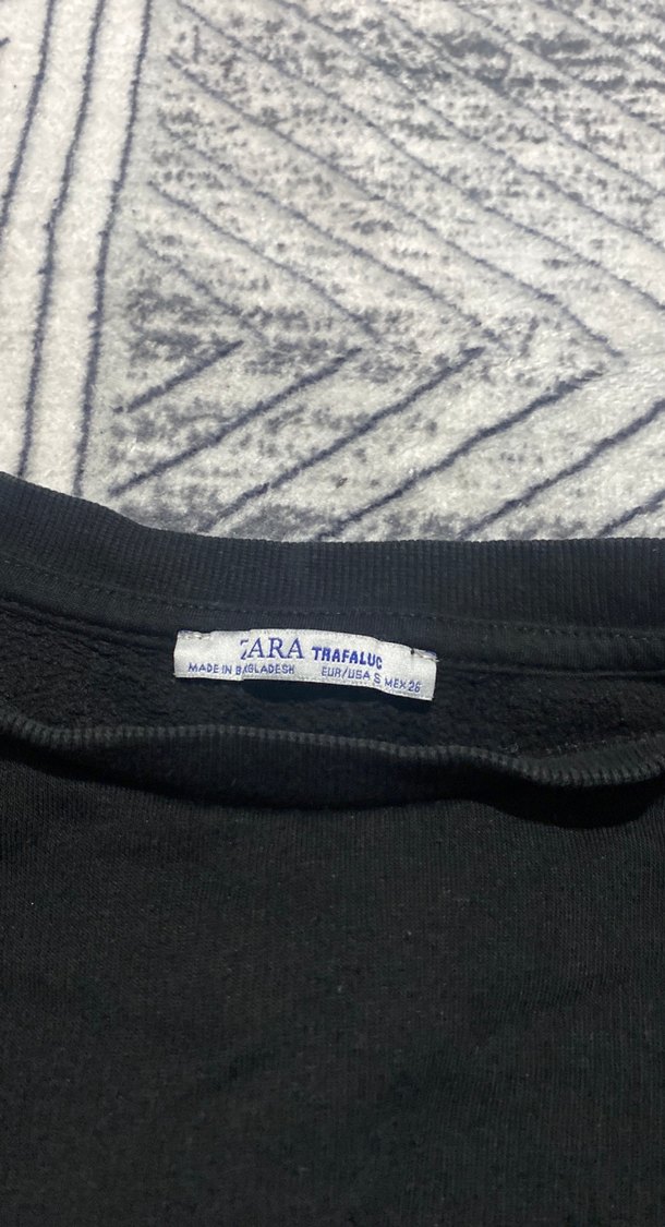 Siyah Basic Kadın Sweatshirt - Görsel 2