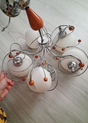 Bej Renkli Modern Avize