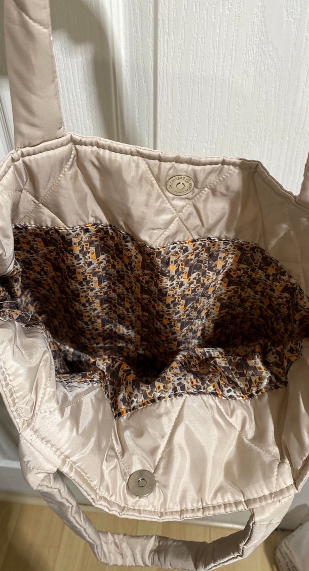 Bej Kadın Günlük Fermuarlı Çanta - Görsel 3