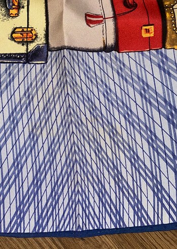 Vintage Çok Renkli Kadın Eşarp - Görsel 6