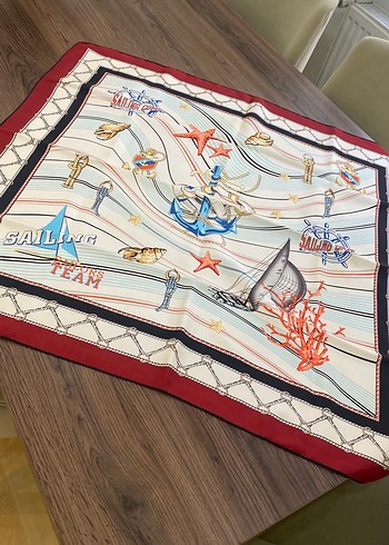 Fermuarlı Vintage Kadın Fular - Görsel 2