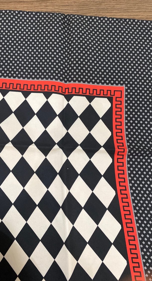 Çok Renkli Ekose Kadın Eşarp - Görsel 4