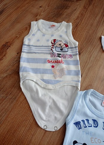 0-3 ay body 3 adet yırtık vs yok - Görsel 4