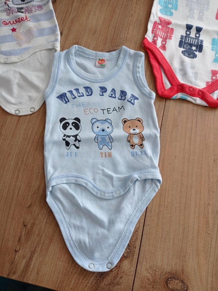 0-3 ay body 3 adet yırtık vs yok - Görsel 3