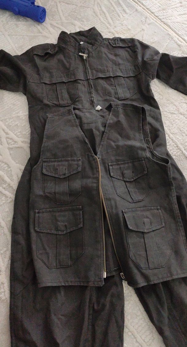 gri yöresel kıyafetler erkek çocuk Lara uygun dur - Görsel 5