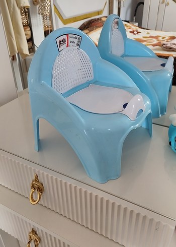 Pastel Mavi Çocuk Sandalyesi - Görsel 4