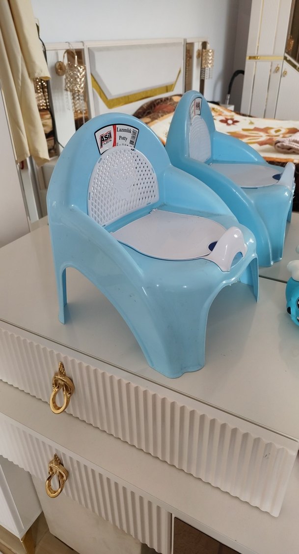 Pastel Mavi Çocuk Sandalyesi - Görsel 4