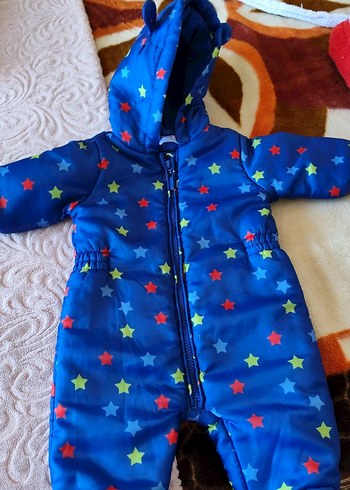 Renkli Yıldızlı Erkek Bebek Astronot Tulumu - Görsel 6