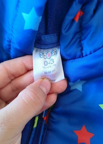 Renkli Yıldızlı Erkek Bebek Astronot Tulumu - Görsel 5