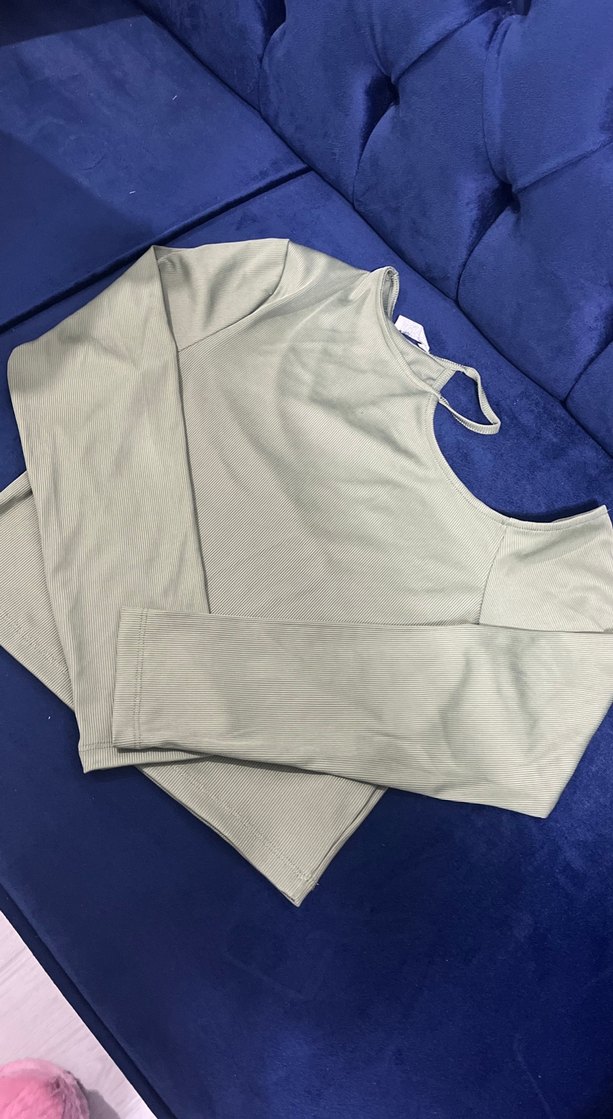 Uzun Kollu Beyaz Hamile Bluzu Yüksek Yakalı - Görsel 2