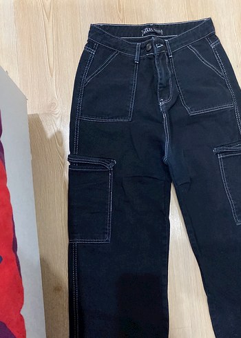 Siyah Kadın Denim Jean - Görsel 4