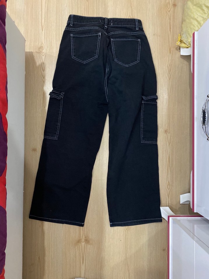 Siyah Kadın Denim Jean - Görsel 3