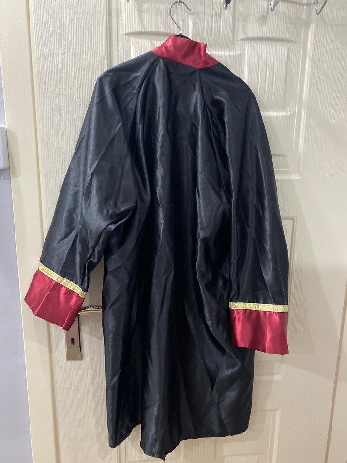 Bordo Siyah Uzun Kadın Mezuniyet Elbisesi - Görsel 5